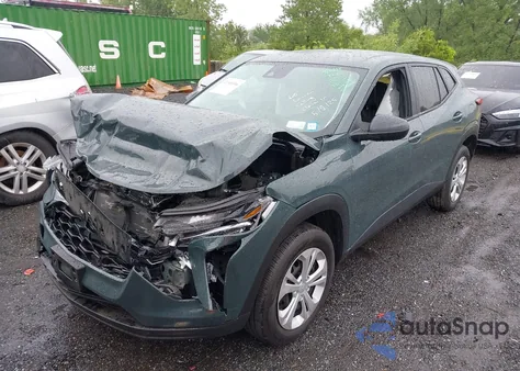 2025 Chevrolet Trax Fwd Ls из США, поврежденный, VIN KL77LFEP8SC142223